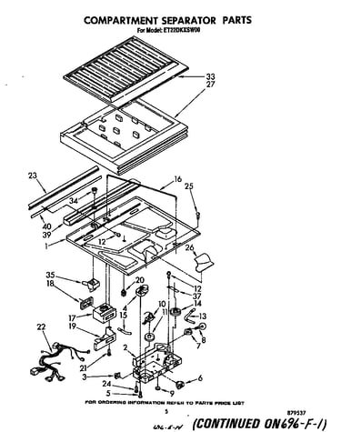 Compartment separator