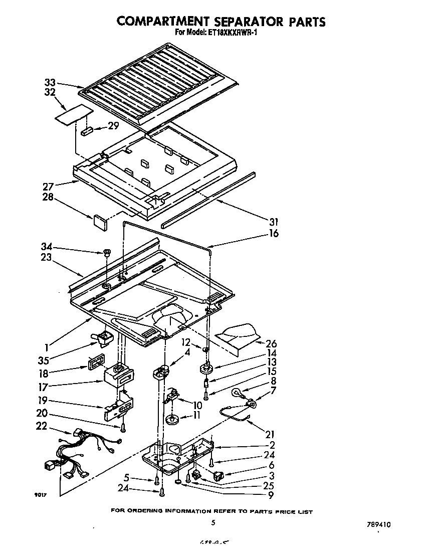 Compartment separator