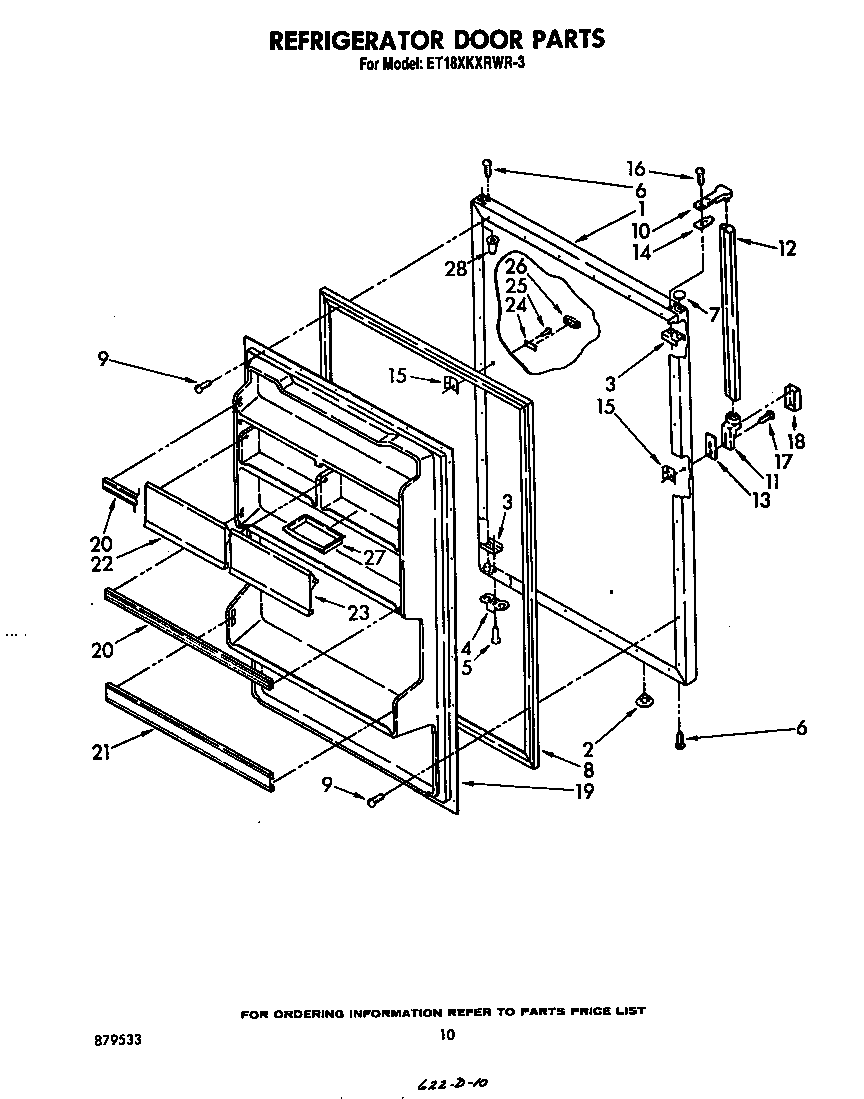 Refrigerator door