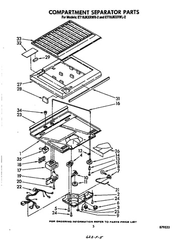 Compartment separator