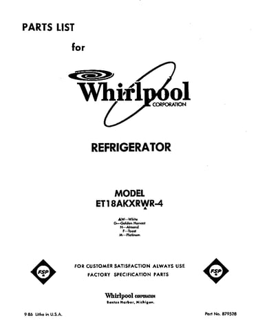 Front cover