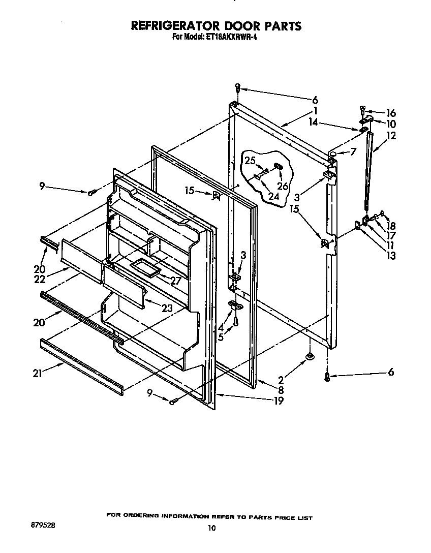 Refrigerator door