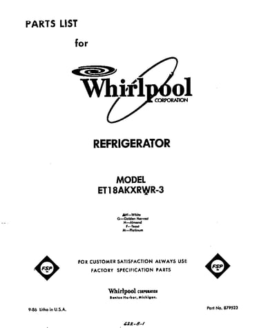 Front cover