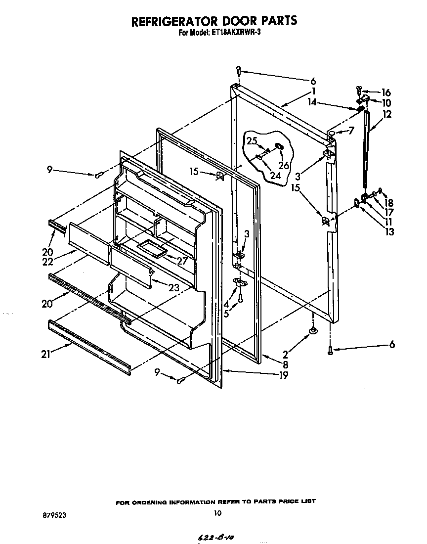 Refrigerator door