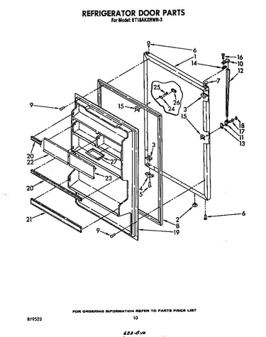 Refrigerator door