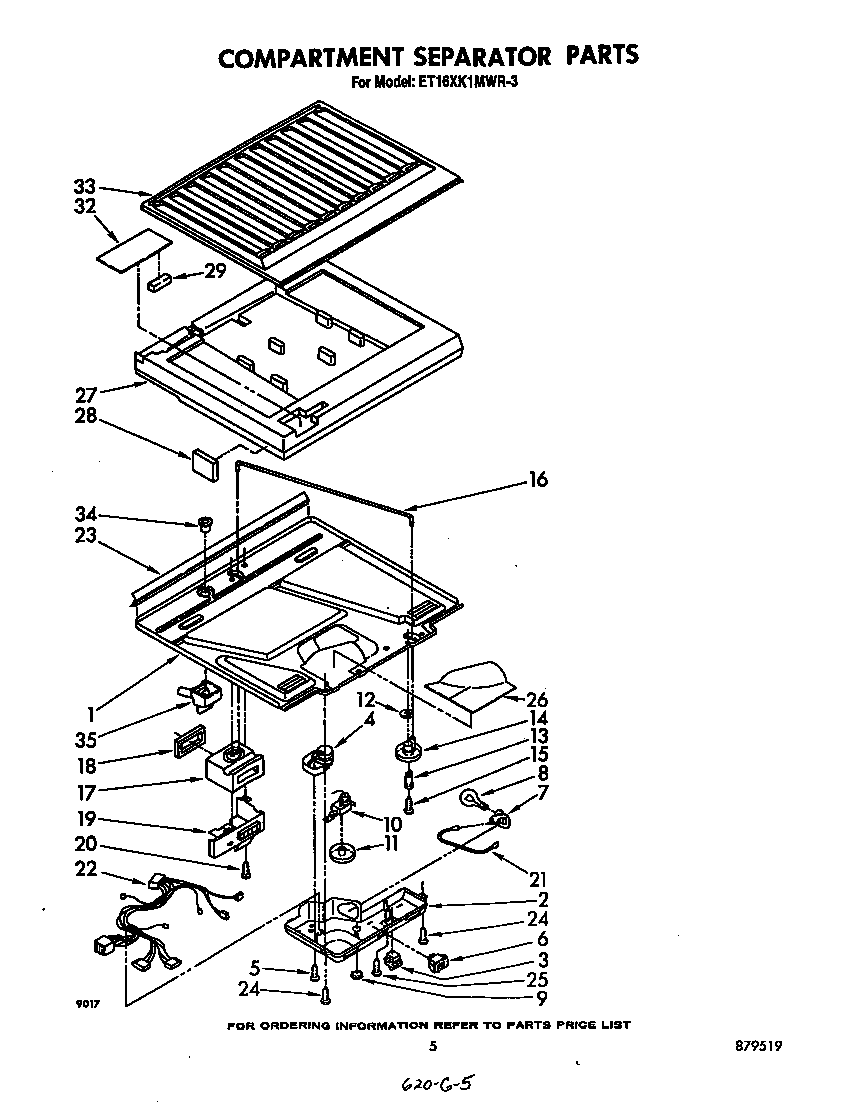 Compartment separator