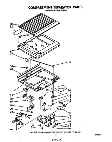 Compartment separator