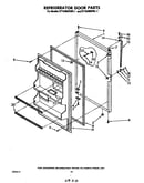 Refrigerator door