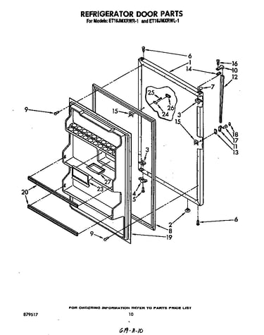 Refrigerator door