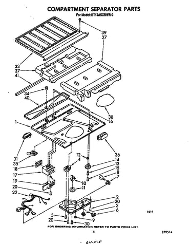 Compartment separator