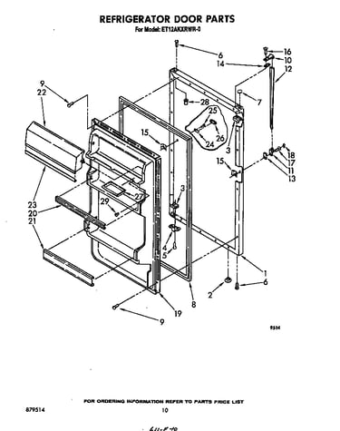 Refrigerator door