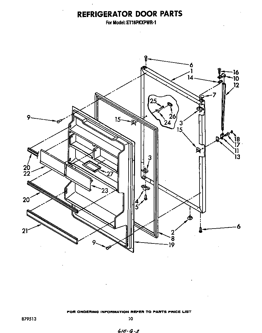Refrigerator door
