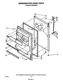 Refrigerator door