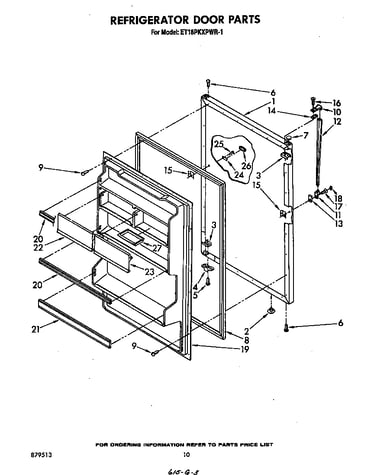 Refrigerator door
