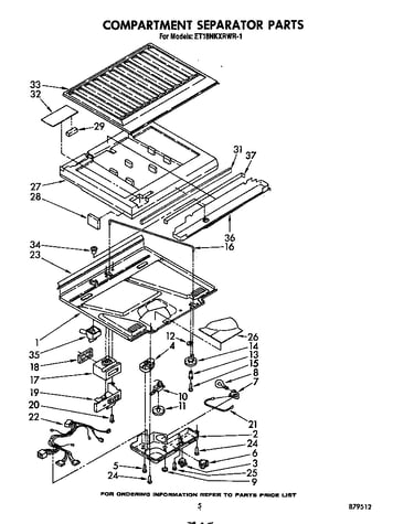 Compartment separator