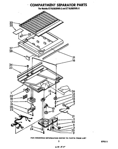 Compartment separator