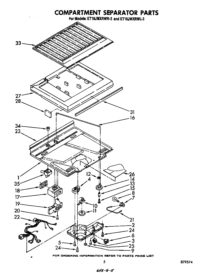 Compartment separator