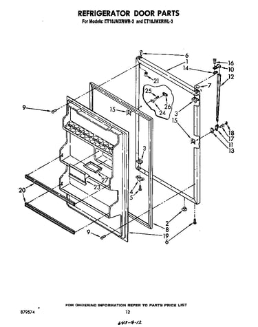 Refrigerator door