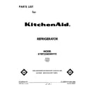 KitchenAid KTRF22MSWHY0 front cover diagram