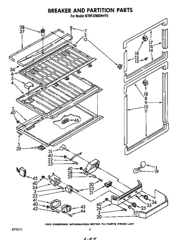 Breaker and partition
