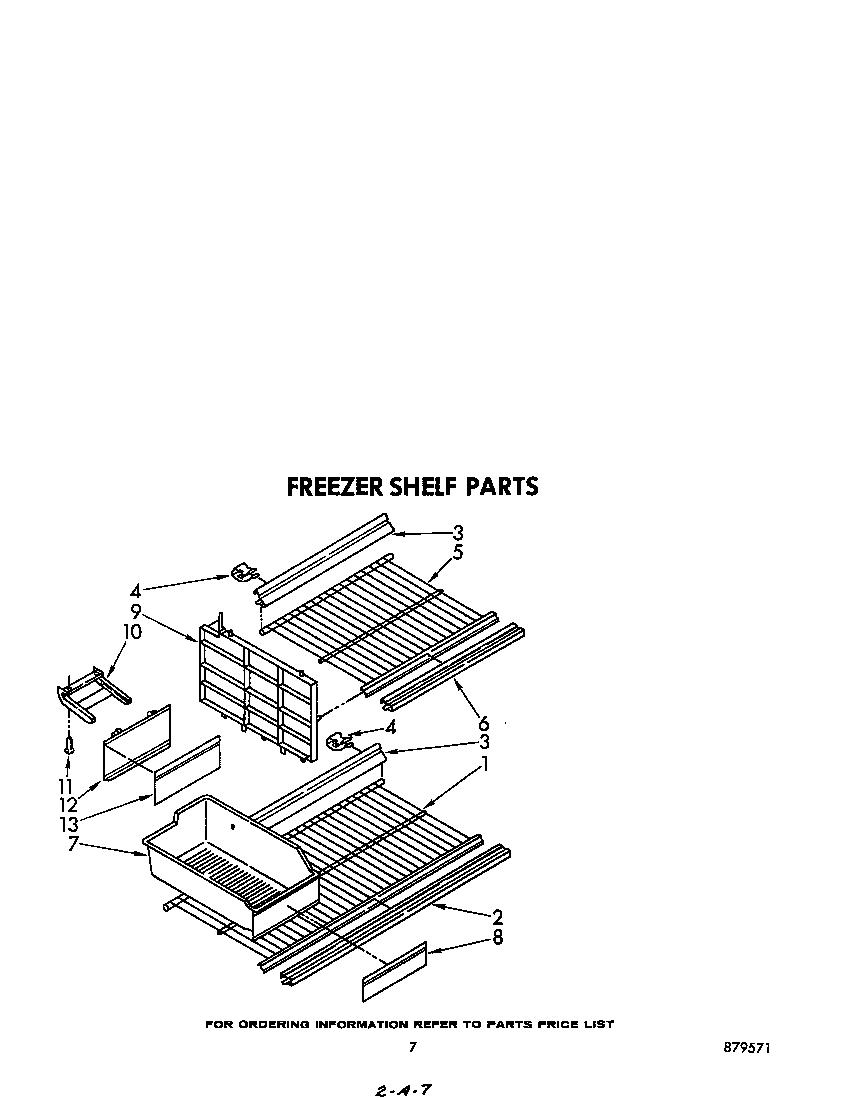 Freezer shelf
