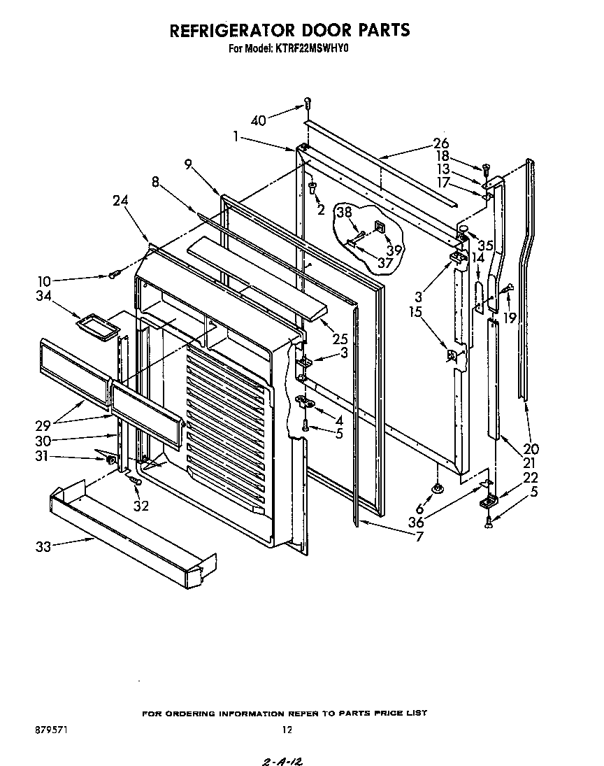 Refrigerator door