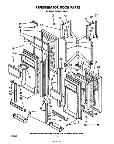 Refrigerator door