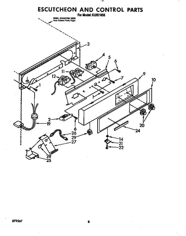 Escutcheon and control