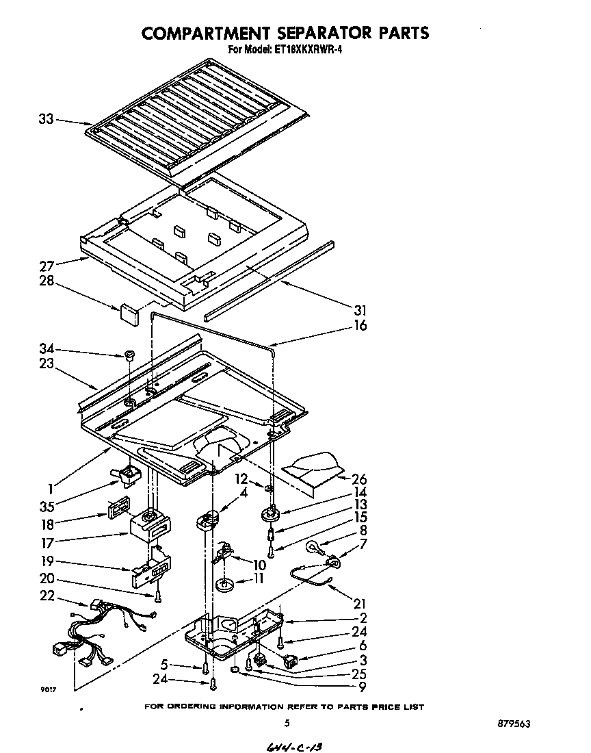 Compartment separator