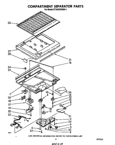 Compartment separator