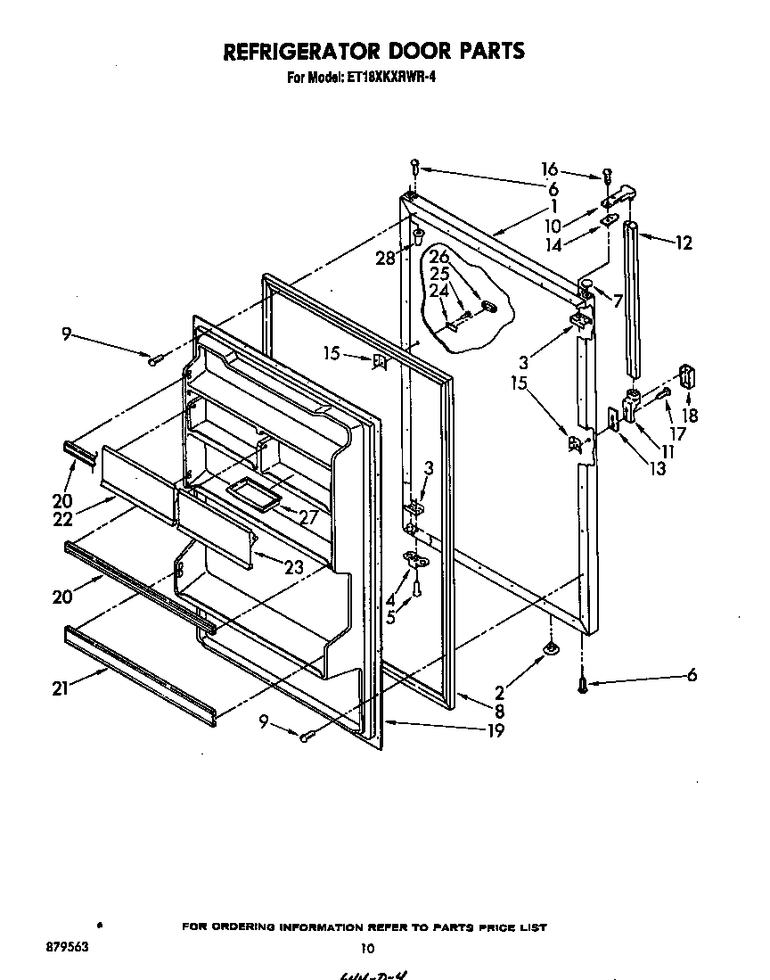 Refrigerator door