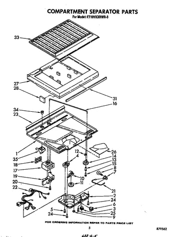 Compartment separator