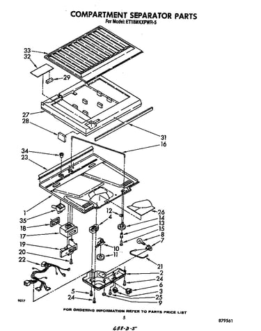 Compartment separator