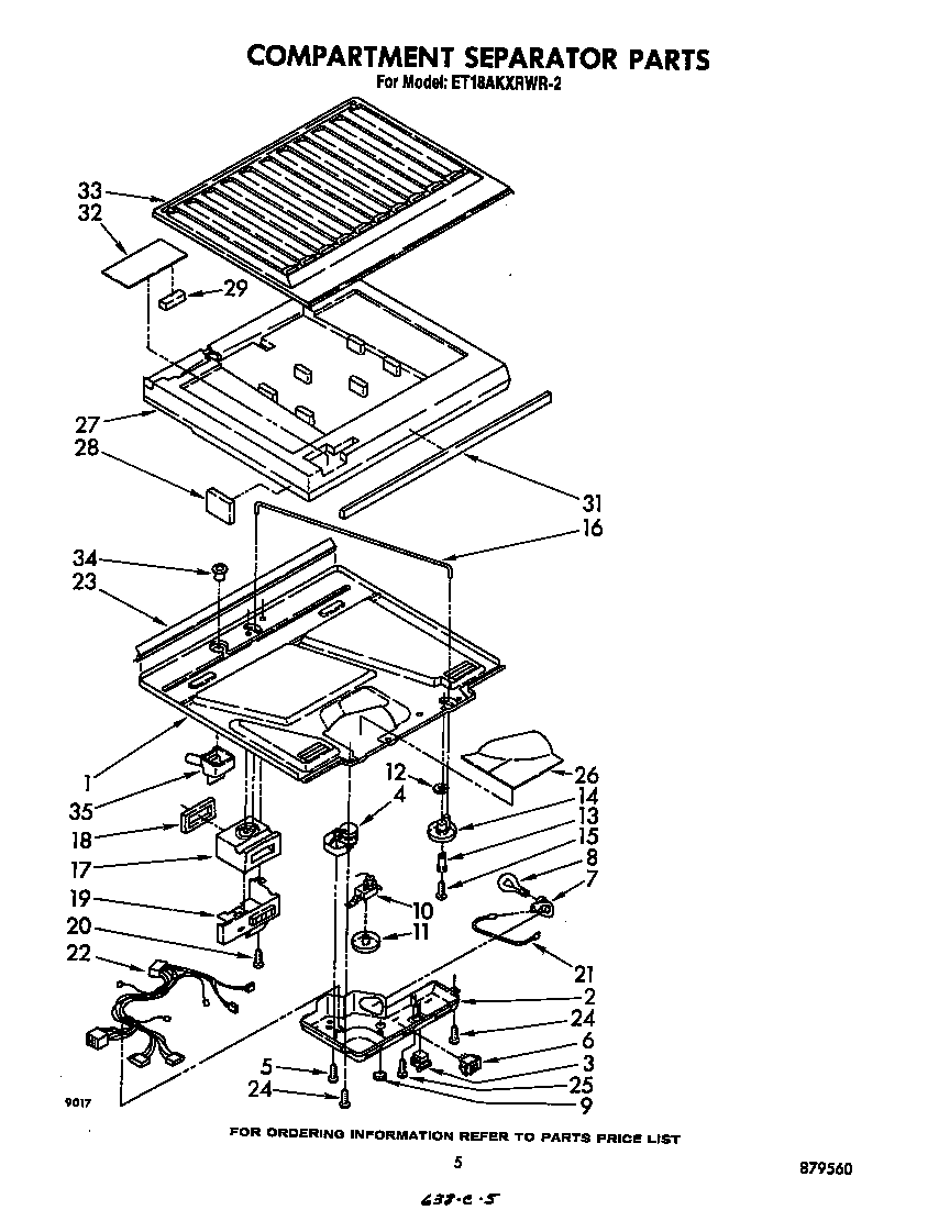Compartment separator