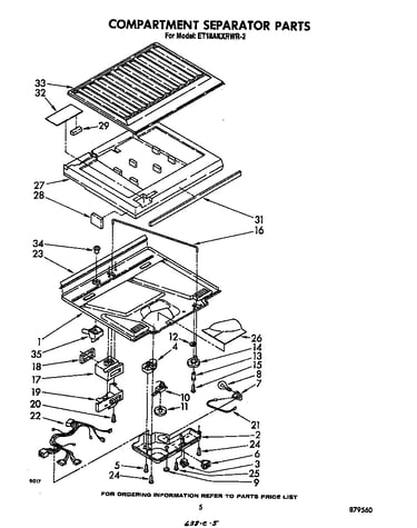 Compartment separator