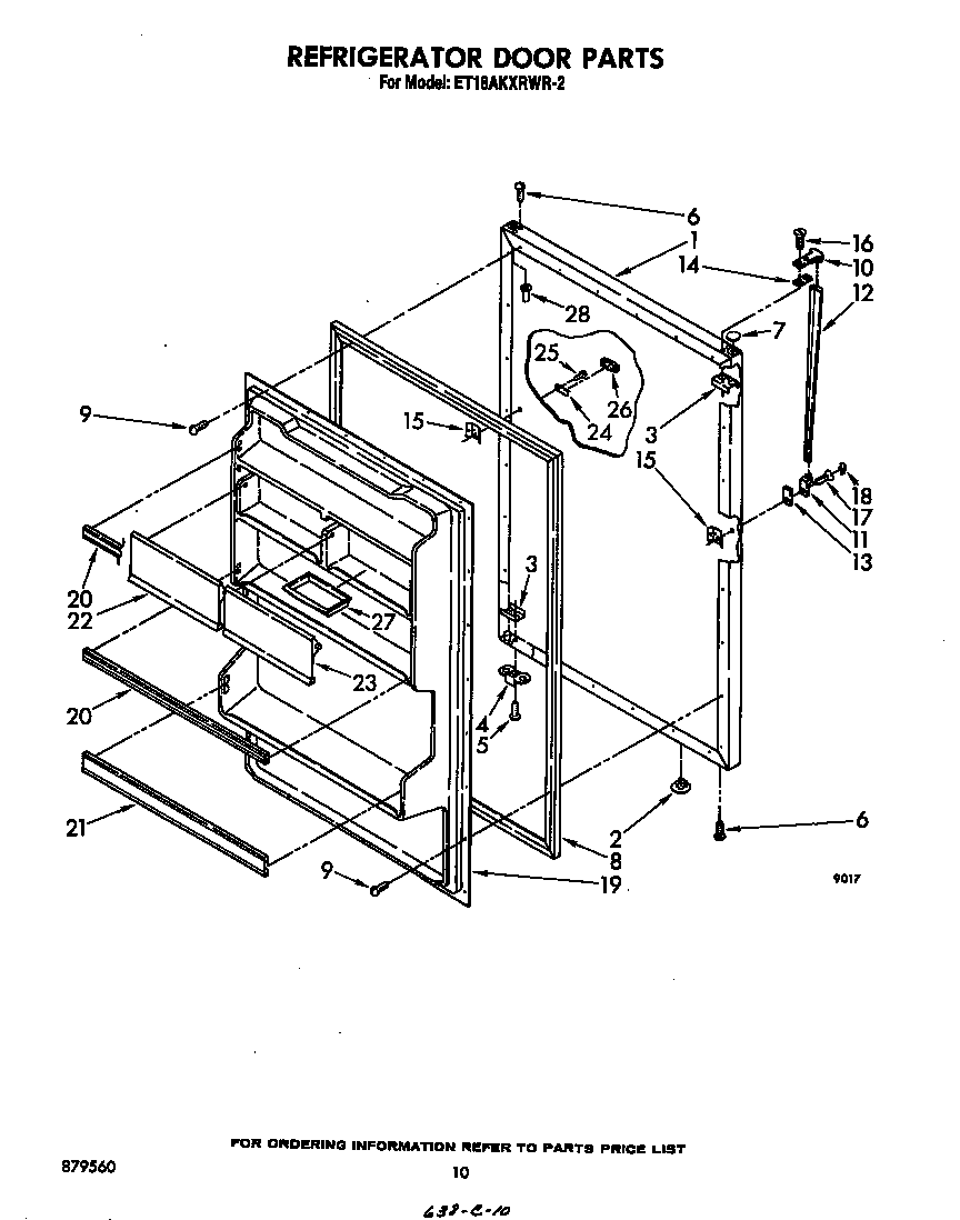 Refrigerator door