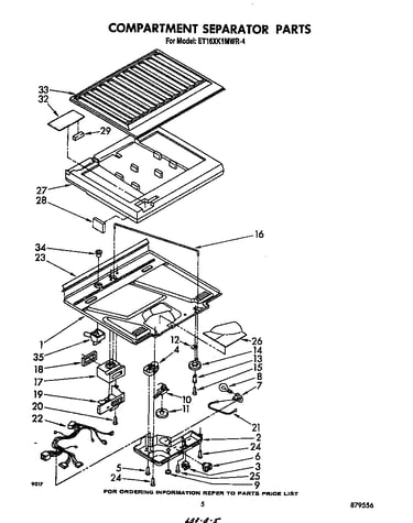 Compartment separator