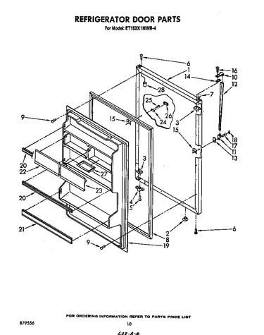 Refrigerator door