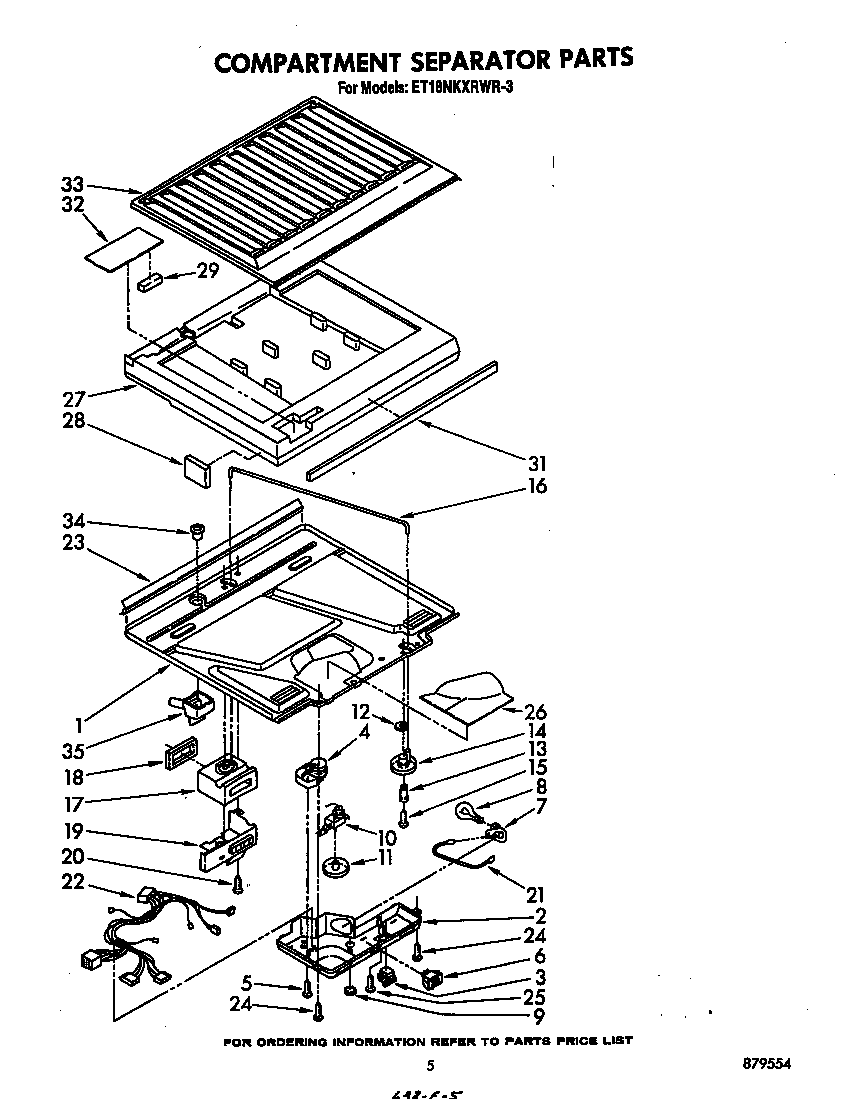Compartment separator