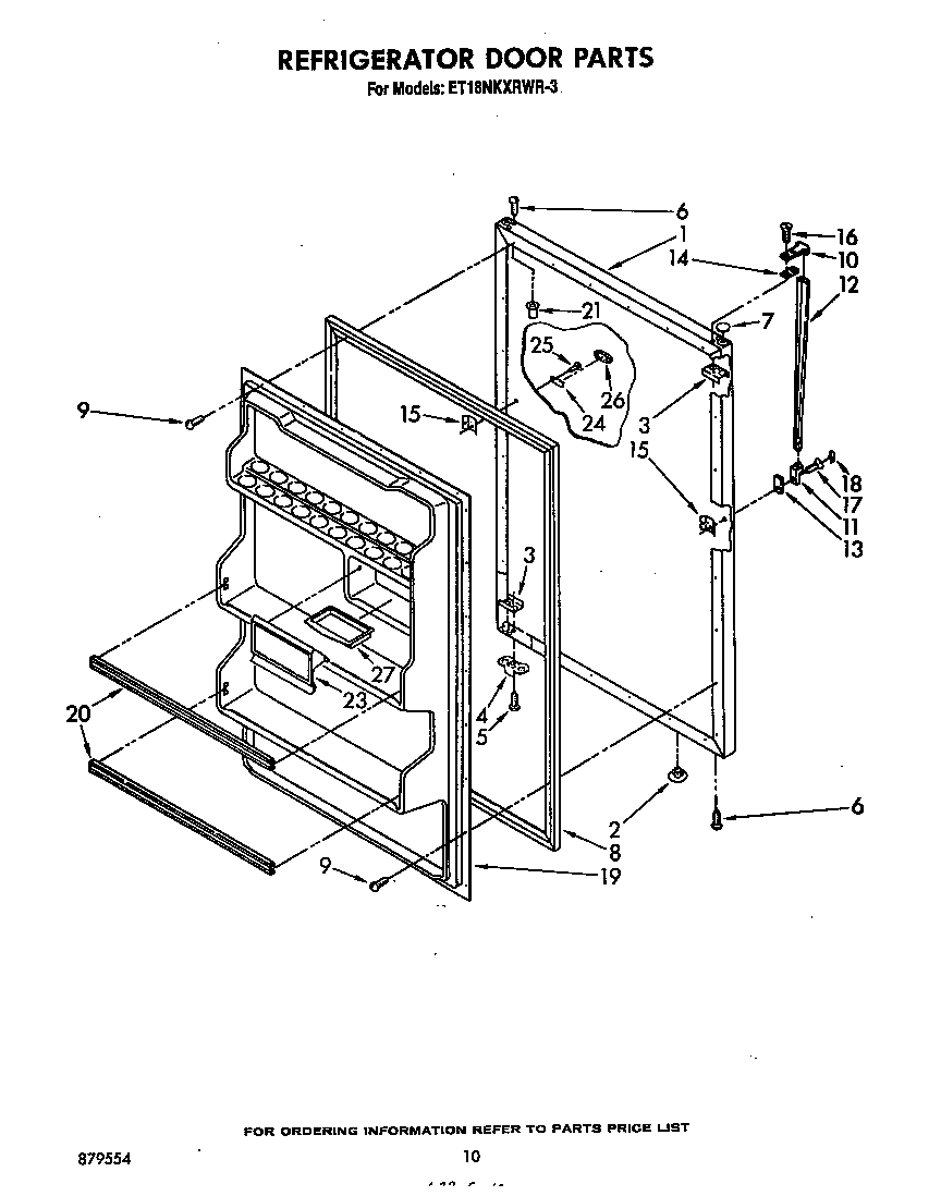 Refrigerator door