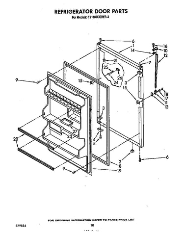 Refrigerator door