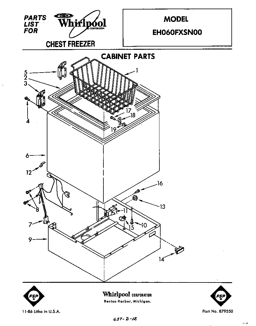 Parts diagram