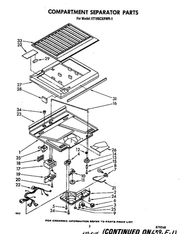 Compartment separator