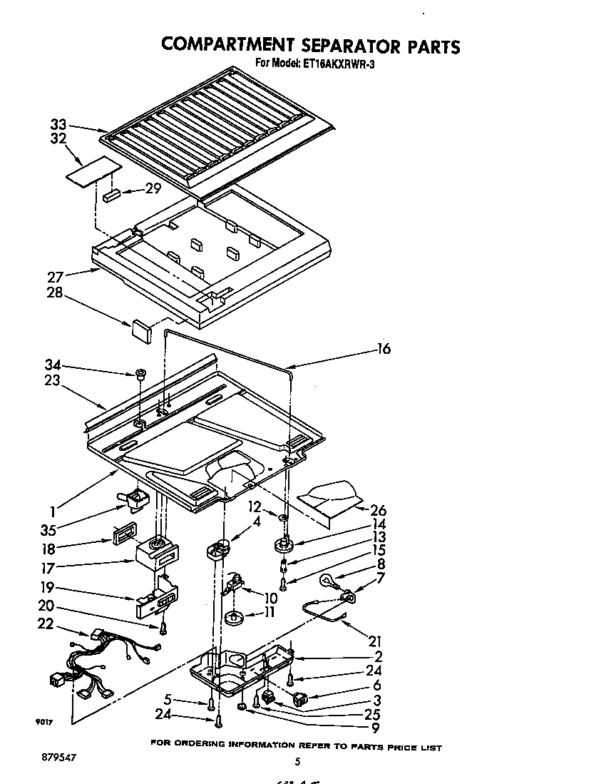 Compartment separator