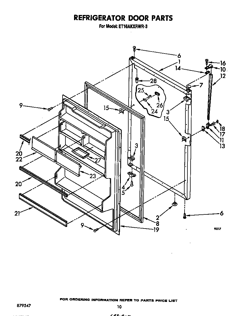 Refrigerator door