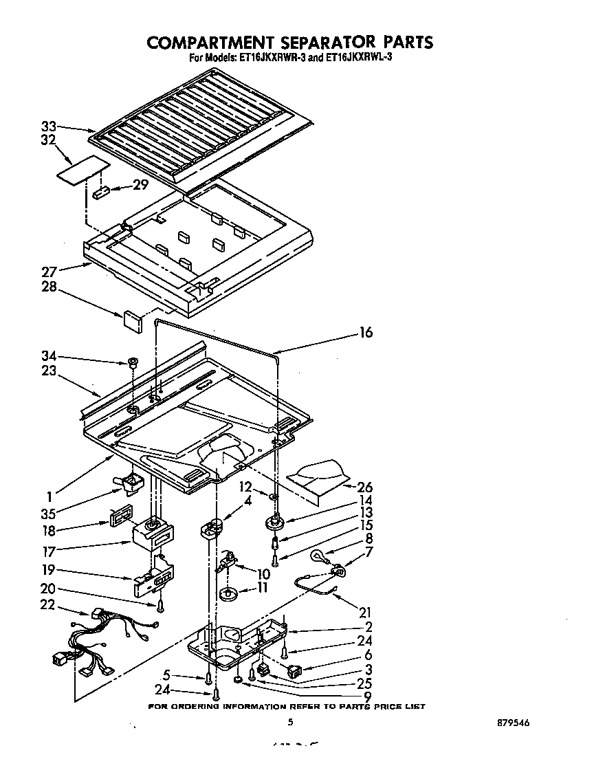 Compartment separator