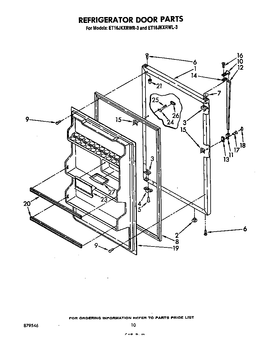 Refrigerator door