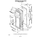 Whirlpool ED22MMXRWR1 refrigerator door diagram