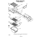 Whirlpool ED22MMXRWR1 freezer liner diagram