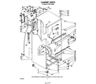 Whirlpool ET18VKXSW00 cabinet diagram